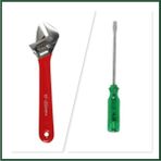 Kurbağacık Anahtarı 10" 250 mm Tornavida