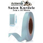 Kurdele Saten 2 Cm 10 Metre 1 Adet Saten Kurdela Parlak Hediye Ve Süsleme Şeridi Süs Paketleme Çiçek Saç El Sanatı