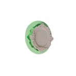 Kurdelya Minik Oval Çerçeve Silikon Kalıbı