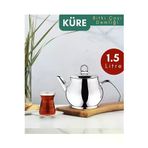 Küre 1.50 Lt Paslanmaz Çelik Bitki Çayı Demliği Çelik