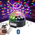 Küre Disko Topu Kumandalı Müzik Çalar Renkli Lazer Işıklı Parti Işığı Eğlenceli Atmosfer