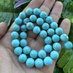 Küre Fasetli Turkuaz Taşı 10 Mm