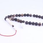 Küre Kesim Koç Boynuzu Tesbih - Yeşil 10 x 10 mm