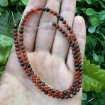 Küre Kızıl Kahve Mix Akik Taşı 4 Mm