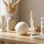 Küre Organik Dekoratif Mum Bal Mumu ve Soya İçerikli Modern Mum