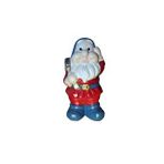 KÜREKLİ MİNİ CÜCE GNOME, 9 cm. El Boyaması Biblo, Dekoratif El Sanatları, ev&ofis özgün dekor ürünü