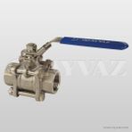 Küresel Vana Pasl 3 PRÇ.PN63 21/2'' V-3t 304