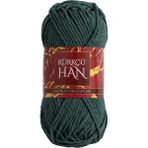 Kürkçü Han Çam Yeşili Pamuklu Makrome Punch Amigurumi Örgü İpi 100GR Yumuşak ve Dayanıklı