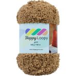 Kürkçü Han Happy Loopy Yarn - 100G / 100M | %100 Polyester Buklet Örgü Ipi - Kahverengi