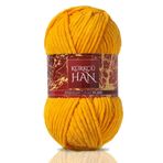 Kürkçü Han Kadife 100GR 95MT El Örgü İpi (Sarı)