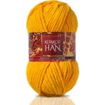 Kürkçü Han Kadife 100GR 95MT Örgü Ipi Khkad - Sarı