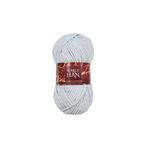 Kürkçü Han Kadife Örgü İpi 100gr %100 Polyester Yumuşak Pofuduk Buz Mavisi Gri