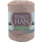Kürkçü Han Makrome Mix 200 gr 120 m Lila-Pembe Orta Yumuşaklıkta Akrilik El Örgü İpi - Lila - Pembe