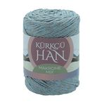 Kürkçü Han Makrome Mix 200gr 120m El Örgü İpi (Açık Gri-Mavi)