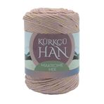 Kürkçü Han Makrome Mix 200gr 120m El Örgü İpi (Lila-Pembe)