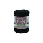 Kürkçü Han Makrome Mix 200gr 120m El Örgü İpi (Siyah-Antarsit)