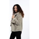 KürkZone Kadın Yumuşacık Peluş Kürk Kaban - 46 - 48 - Açık Mint Yeşili