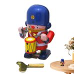 Kurmalı Dans Robotu Oyuncak, Teneke Kurmalı Robot, Kalay Rüzgarlı Vintage Metal Robot, Gelişimsel Oyuncaklar Robot Hediyeleri, Davul Çalma Aksiyonu Masa Üstü Kitaplık Heykelcik Dekoru Koleksiyon için,