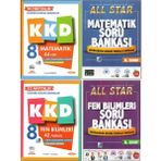 Kurmay 8. Sınıf Kkd Matematik+Kkd Fen+Newton All Star Matematik+Fen B. (4 Kitap)