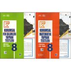 Kurmay 8. Sınıf Kurumsal Fen Bilimleri Yaprak Test+Kurumsal Matematik Yaprak Test (2 Kitap)
