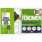 Kurmay 8.Sınıf Kurumsal Yaprak Test+Fenomen 8B Fen Bilimleri (2 Kitap)