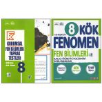 Kurmay 8. Sınıf Kurumsal Yaprak Test+Fenomen Kök Fen Bilimleri (2 Kitap)