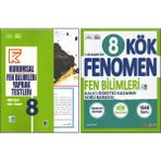 Kurmay 8. Sınıf Kurumsal Yaprak Test+Fenomen Kök Fen Bilimleri (2 Kitap)