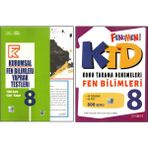 Kurmay 8.Sınıf Kurumsal Yaprak Test+Fenomen Ktd Fen Bilimleri (2 Kitap)