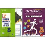 Kurmay 8.Sınıf Kurumsal Yaprak Test+Newton Kondisyon Fen Bilimleri (2 Kitap)