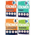 Kurmay Yayınları Fenomen 8. Sınıf Matematik + Fen + Türkçe + Inkılap Seti