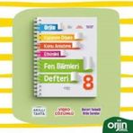 Kurmay Yayınları Orjin 8. Sınıf Fen Bilimleri Defteri