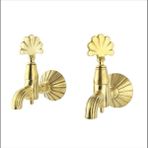Kurna Musluğu Gold Hamam Muslukları Hamam Tası Dahil Set Altın Kurna Bataryası