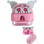 Kuromi Başlıklı Kalemtraş Hazneli 1 Adet - Pembe