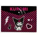Kuromi Çıtçıtlı Dosya A4 - 2 Adet