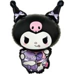 Kuromi Karakter Folyo Balon 80*50 cm - Siyah