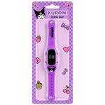 kuromi Kız Çocuk Dijital Kol Saati Mor Silikon Kawaii Tasarım Led Ekran