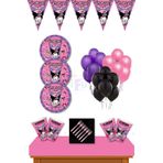 Kuromi Parti Malzemeleri 24 Kişilik Kuromi Doğum Günü Süsleri Set