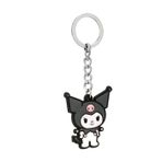Kuromi Temalı Zincirli Silikon Anahtarlık - 308300