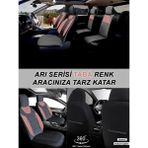 Kurra Store Chevrolet Blazer Uyumlu Arı Desen Oto Koltuk Araba Kılıfı Taba Model