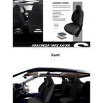 Kurra Store Chevrolet Blazer Uyumlu Merkür Desen Oto Koltuk Araba Kılıfı Siyah Model