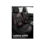 Kurra Store Chrysler Concorde Uyumlu Carbon Serisi Oto Koltuk Araba Kılıfı. - Siyah
