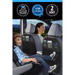 Kurra Store Dacia Lodgy Laureate 1.5 Dci 90 5 Kişilik 2014 Uyumlu Siyah 2'li Su Geçirmez Koltuk Arkası Koruyucu Organizer