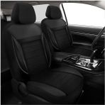 Kurra Store Fiat Doblo Panorama 1.3 Jtd Multijet 85 Hp 2008 Trend Serisi Tay Tüyü Oto Koltuk Kılıfı Siyah - Renkli
