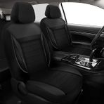 Kurra Store Mercedes-Benz 190 (W201) E Evolution 2.5 (235 Hp) 1991 Trend Serisi Jakar Oto Koltuk Kılıfı Füme - Renkli