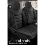 Kurra Store Mitsubishi Carisma Hatchback 1.9 Td (90 Hp) 1999 Uyumlu Lüks Deri Oto Koltuk Kılıfı Tam Set - Siyah
