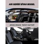 Kurra Store Nissan Blazer Uyumlu Arı Desen Oto Koltuk Araba Kılıfı Siyah Model
