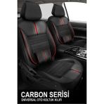 Kurra Store Renault Duster Oroch 1.6 Sce 16V (120 Hp) Ethanol 2017 Jakar Serisi Uyumlu Jakar Kumaş Oto Kılıf Kırmızı - Siyah - Kırmızı