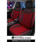 Kurra Store Toyota Mega Cruiser (BXD20) 4.1 Td 4WD (155 Hp) 1999 Panther Serisi Uyumlu Keten Oto Koltuk Kılıfı Bordo