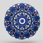 Kurşun Döktüren - 45X45 Cm Dijital Baskı Dekoratif Boncuk Silikon Dolgulu Yastık
