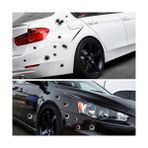 Kurşun Izi Sticker - Standart - Siyah